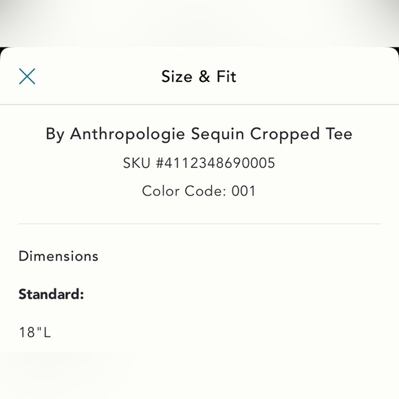 Anthropologie Black Sequin Cropped Tee - Picture 12 of 15